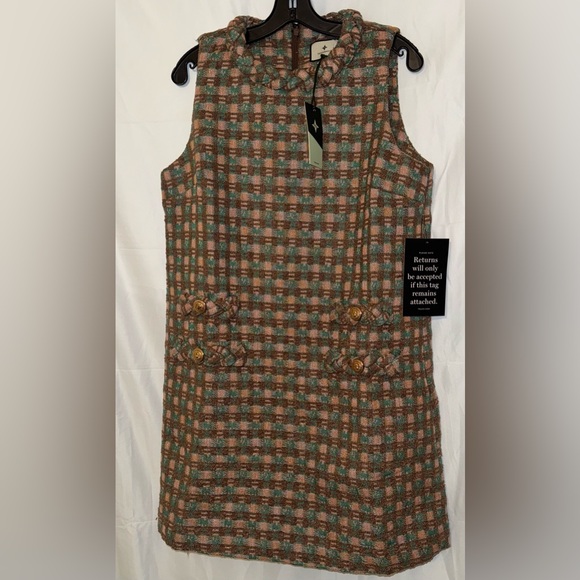 NEAPOLITAN Tweed Sleeveless Jackie Dress - Picture 5 of 10